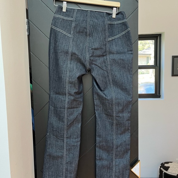 Maeve Downtown Date High-Rise Straight-Leg Jeans dark indigo womens 29 nwt - Picture 7 of 9